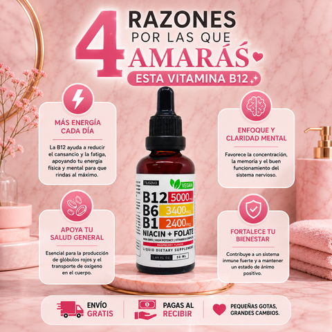 B12 Power™ – Más energía, enfoque y bienestar en cada gota