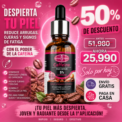 DermaCafé™ – Reduce manchas, reafirma y rejuvenece el rostro.