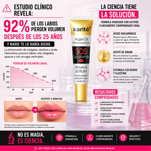 KissGlow™ – Labios con efecto voluminizador, hidratación intensa y brillo irresistible.